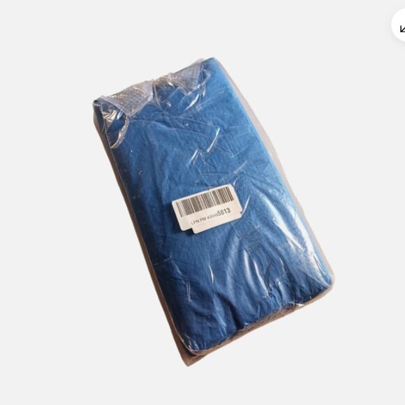 6 Pack Rectangle Tablecloth Cover Blue Paper Disposable For Tables 54x108 Inch - Picture 2 of 11